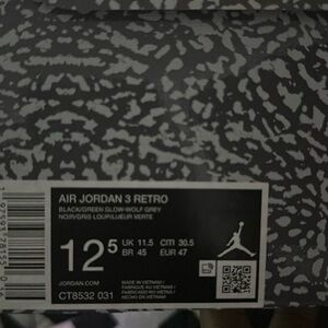 Brand New Air Jordan Retro 3’s